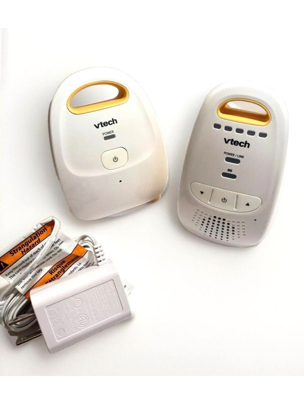 VTech Baby Monitor Digital Audio Parent Unit White with Cord 📦 Damaged Box NEW